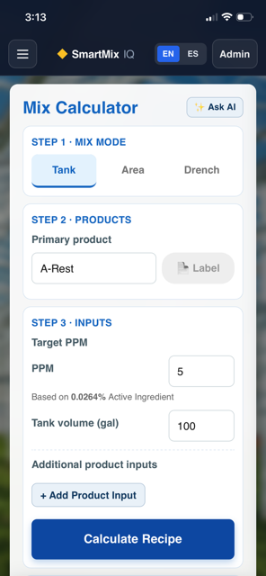 Application Calculator preview screenshot